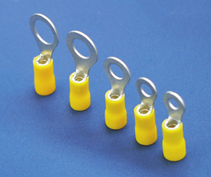 Okaste izolovane kablovske papučice - DIN 46237