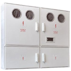 SLOBODNOSTOJEĆI NADZEMNI MERNO-RAZVODNI ORMAN OD POLIESTERA MRO4H-SSN 1200x1035x235