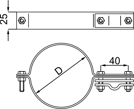 OBUJMICA ZA CEV - JUS N.B4.915