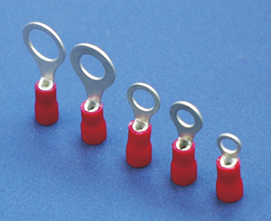 Okaste izolovane kablovske papučice - DIN 46237